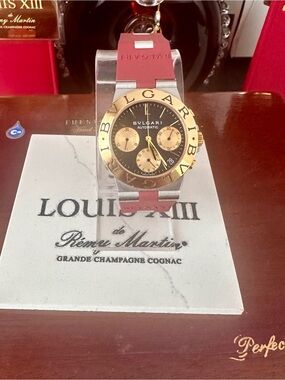 BVLGARI Diagono CH 35 SG Chronograph 18K Yellow Gold & Stainless Steel Case